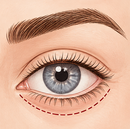 Imagem Blefaroplastia Inferior