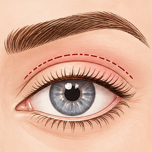 Imagem Blefaroplastia Superior